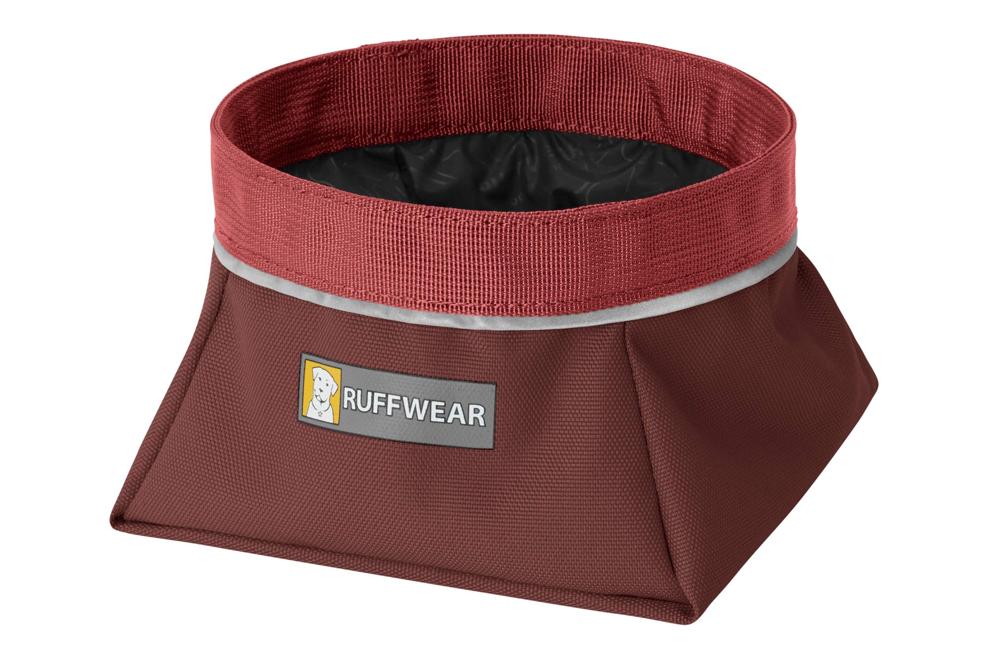 RUFFWEAR Quencher Bowl, Portable Dog Travel Bowl for Food and Water, Fired Brick, Small