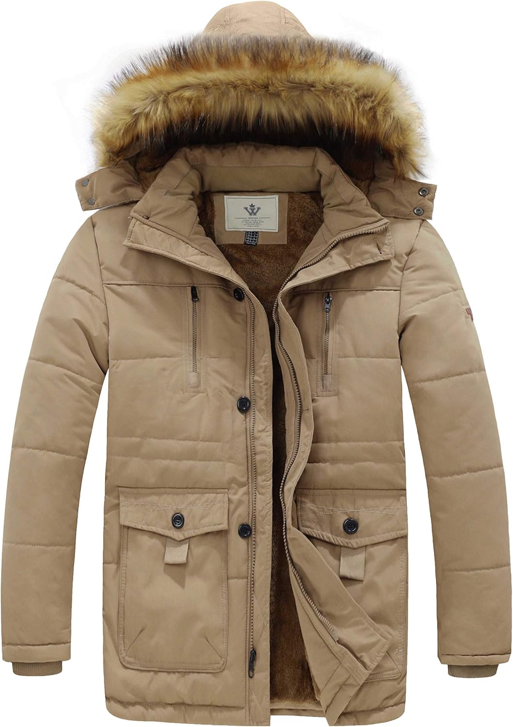 Sublevel Giacca Invernale Donna | Calda Giacca Sportiva Con Cappuccio In Blu E Grigio - Foto 7