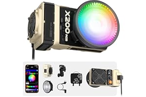ZHIYUN MOLUS X200 RGB Standard 200W Video Light [Official] Handheld Continuou Output Light Portable Professional Photography 