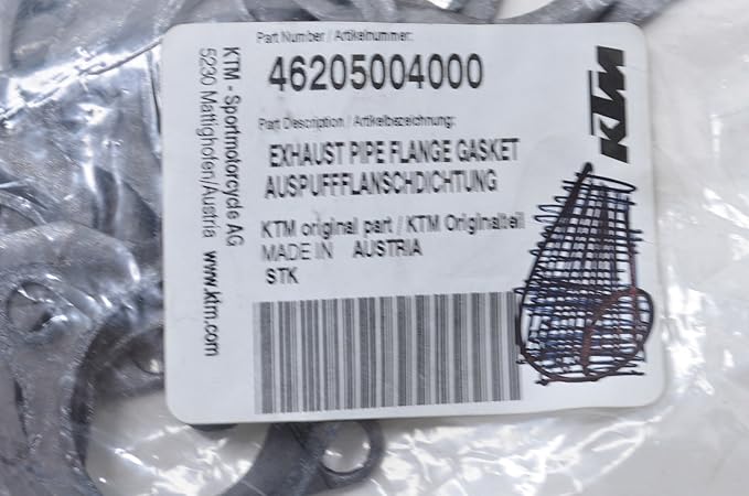 Ktm Exhaust Pipe Flange Gaske Automotive Amazon Com