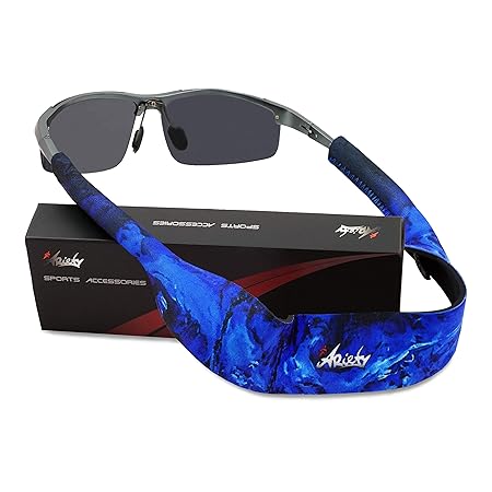 ARiety Sport Brillenband schwimmfähig - Premium Band für Brille und Sonnenbrille Neopren – Länge flexibel einstellbar für Her