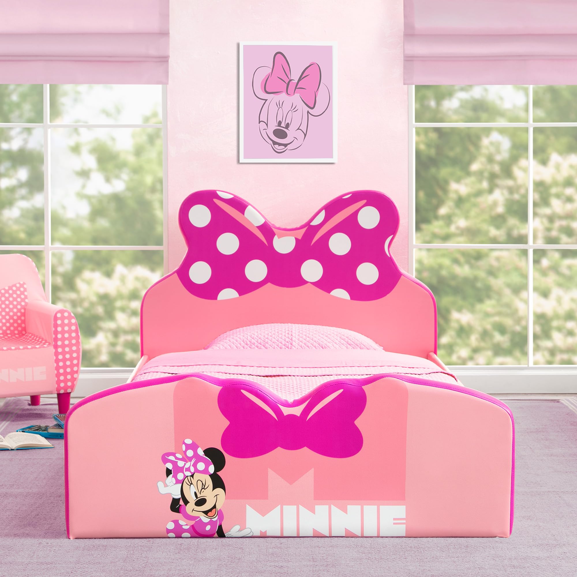 Delta Children Disney Minnie Mouse Upholstered Twin