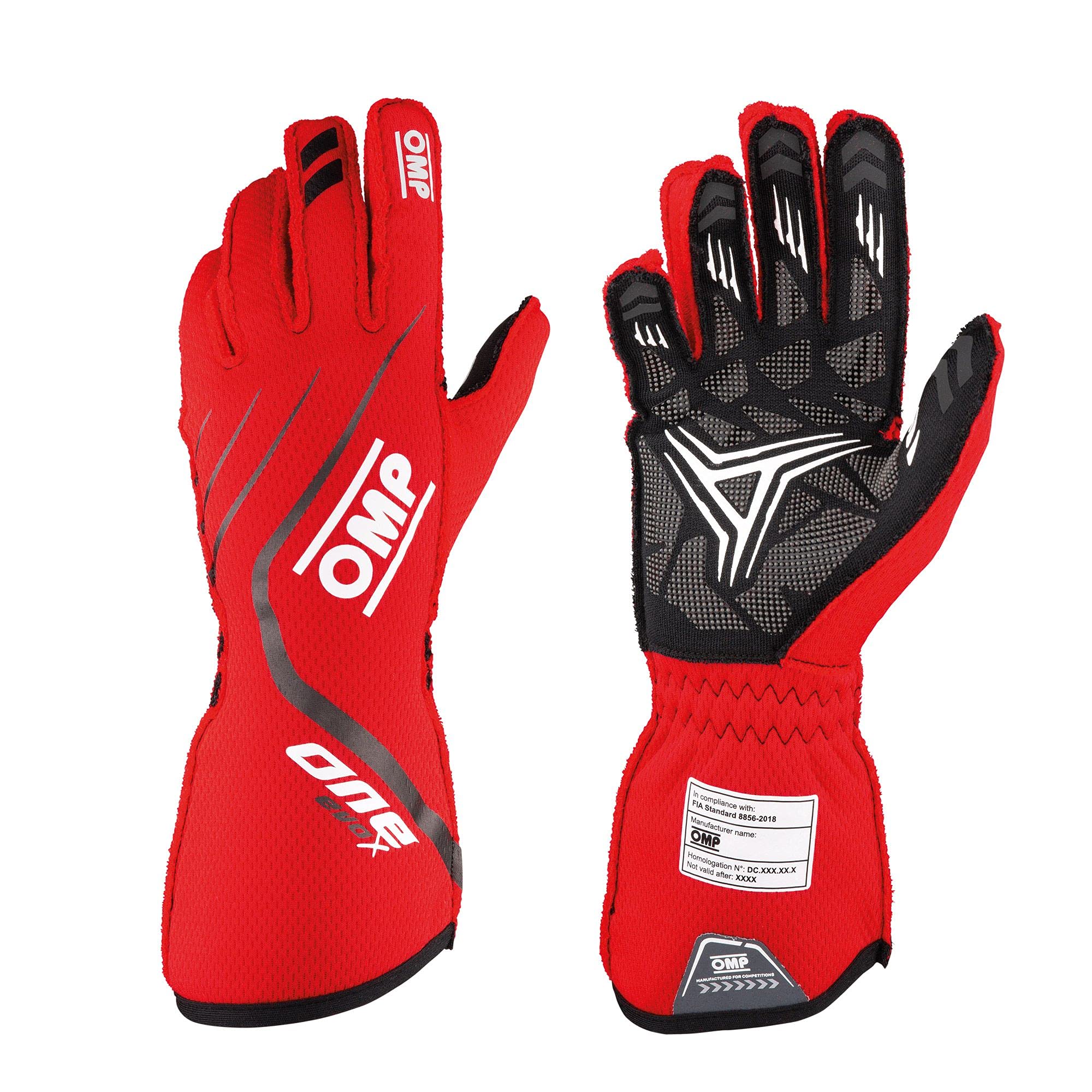 OMP - One Evo X Gloves Red - Size M