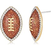 Sports Earrings for Women Hypoallergenic Football Baseball Rugby Earrings Game Day Accessories Team Fans Jewelry Gifts
