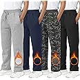 Resinta 4 Pack Boys Joggers Fleece Sweatpants with Pocket and Drawstring Soft Youth Active Athletic Fleece Jogger