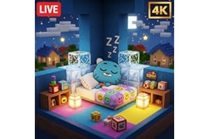 Snowy Holiday Calm: Sleeping Gumball Watterson – 4K Relaxing Screensaver with Gentle craft Mood for Fire TV & Tablets