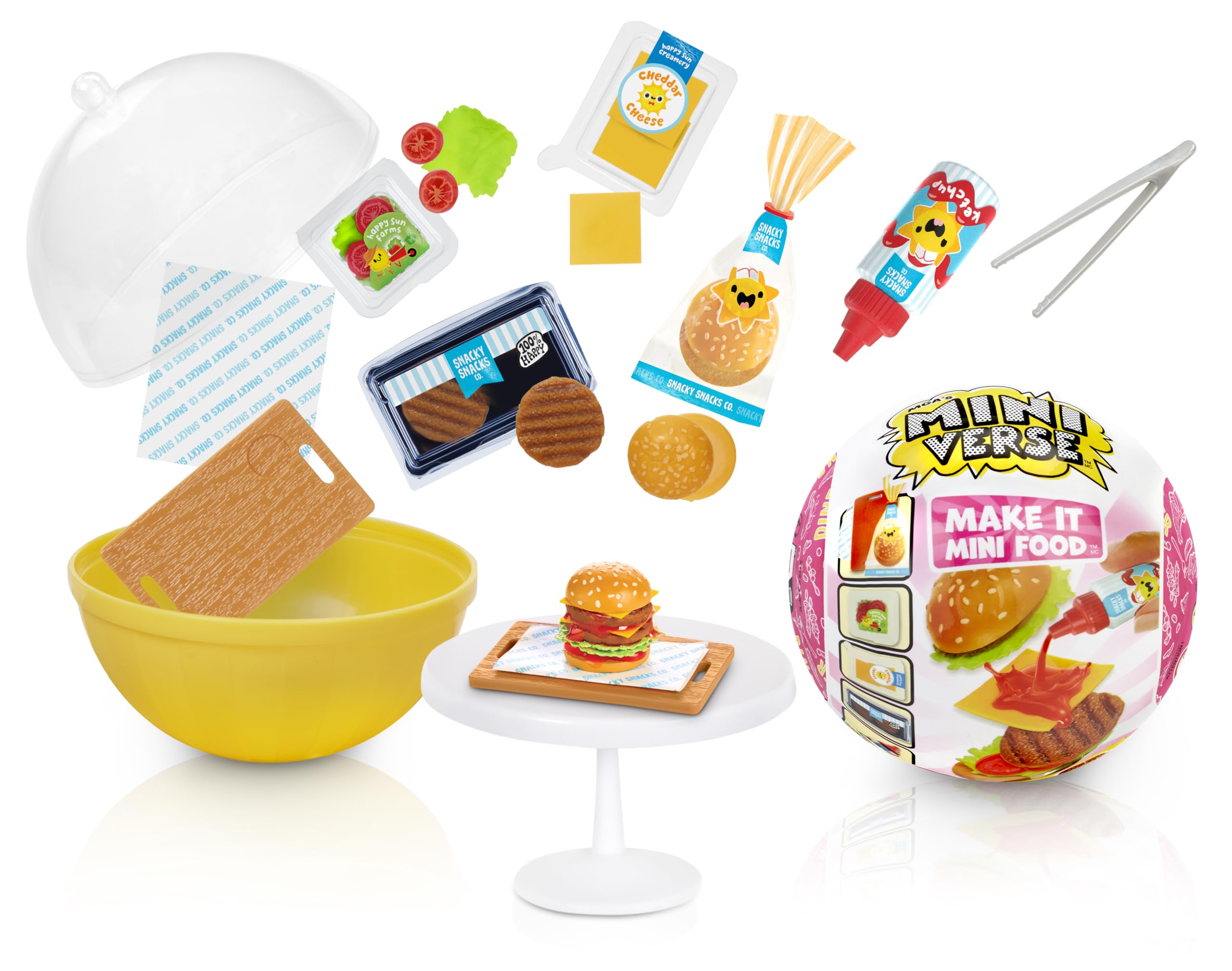 MGA's Miniverse Make It Mini Food - Diner Series 3 - Mini Collectibles in Mystery Blind Packaging - DIY Resin Play - Replica Food, NOT EDIBLE - For Collectors and Ages 8+ Years