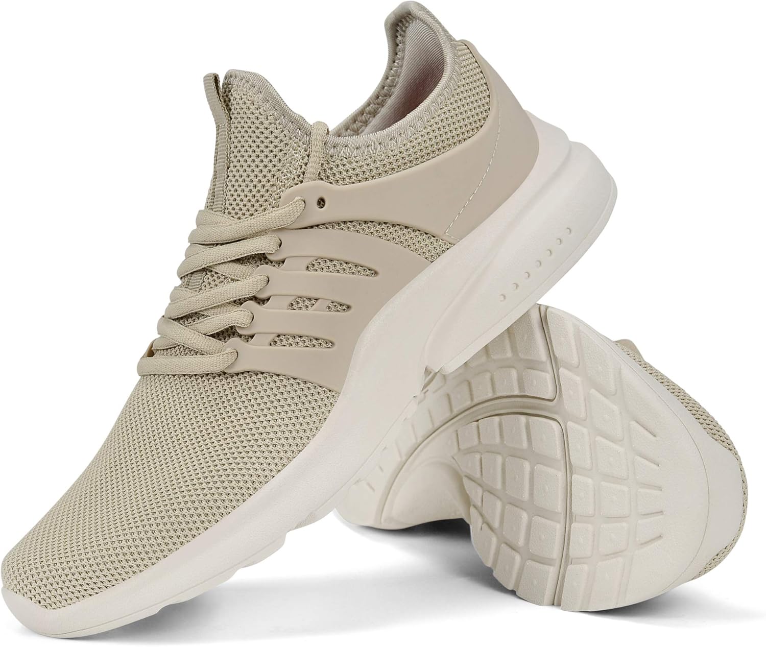 feetmat men's non slip gym sneakers lightweight breathable athletic running walking tennis shoes