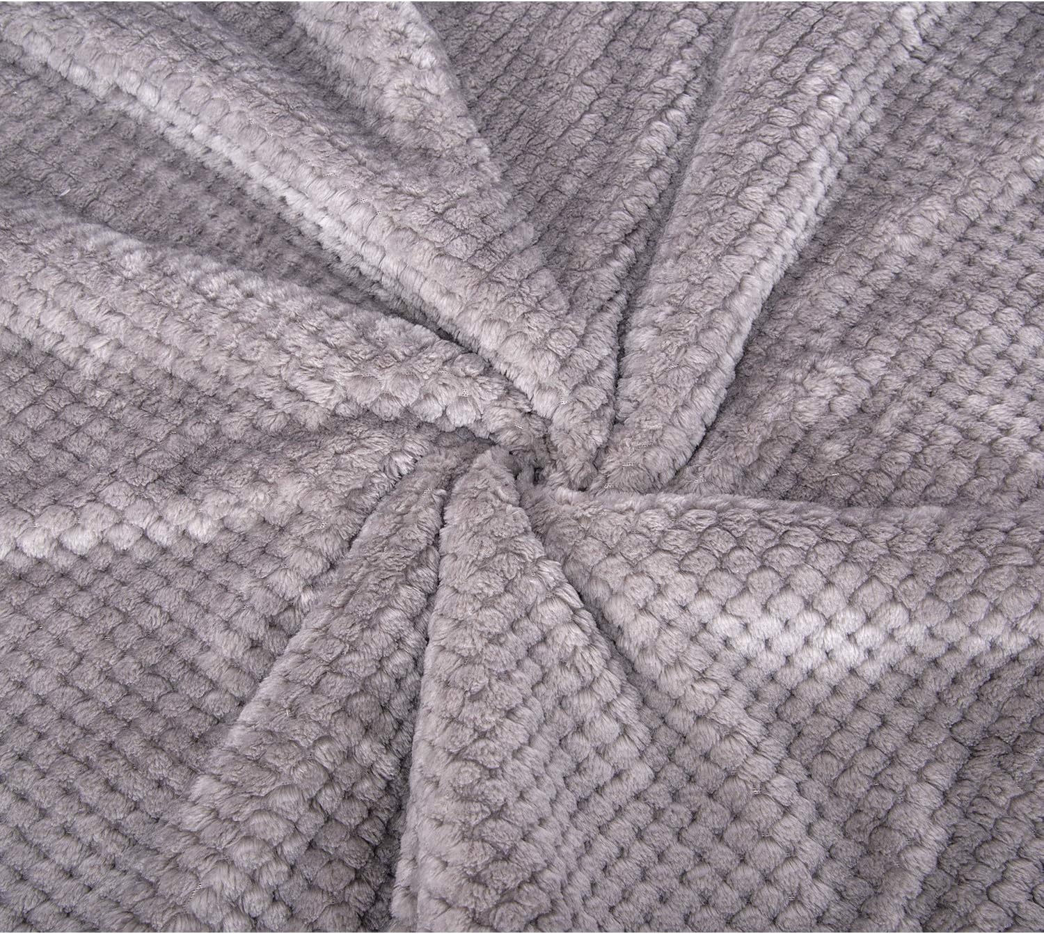 Fuzzy Dog Blanket or Cat Blanket or Pet Blanket, Warm and Soft, Plush Fleece Receiving Blankets for Dog Bed and Cat Bed , Couch, Sofa, Travel and Outdoor, Camping (Blanket (32" x 40"), DW-Flint Gray): Kitchen & Dining
