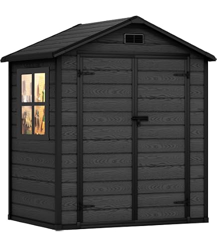 Amazon.com : Suncast 6' x 5' Modern Outdoor Resin Storage Shed