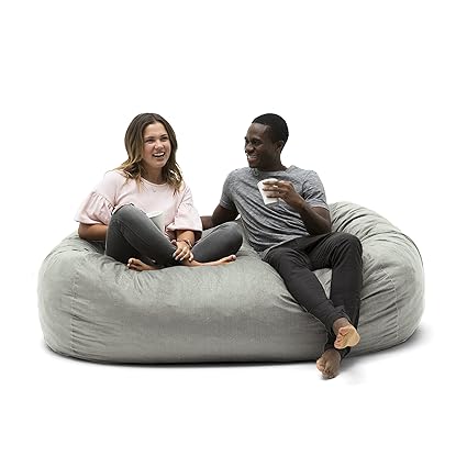 Foam Filled Car Tires, Amazon Com Big Joe 0002658 Media Lounger Foam Filled Bean Bag Chair Fog Lenox Kitchen Dining, Foam Filled Car Tires