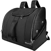 OutdoorMaster 50L Ski Boots and Snowboard Boots Bag for Travel POLAR BEAR | Separate Compartments For Boots, Waterproof Exterior &amp; Non-Slip Bottom, Travel Boot Bag for Men, Women and Youth