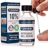 FUNGINIX Toenail Fungus Treatment Extra Strength - Antifungal Nail Treatment With 10% Undecylenic Acid &amp; Tea Tree Oil - Includes Natural Oils &amp; Botanicals - Made in USA (Packaging Does Vary)