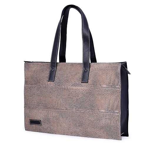 Kaveri1999 Genuine Leather Womens Hand Bag Beige Colour