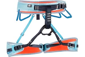 Mammut Ophir 3 Slide Climbing Harness for Women – Lightweight, Adjustable, and Durable for Rock, Gym, and Sport Climbing