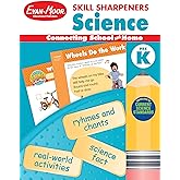 Evan-Moor Skill Sharpeners Science Workbook, PreK, Physical, Life, and Earth Science, Songs, Activities, Colors, Shapes, Size