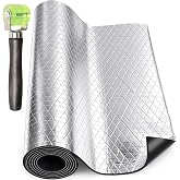 Storystore 394mil 16.5sqft Car Sound Deadening Mat, Heat &amp; Noise Insulation | With free installation roller, Strong self-adhesive, Fire &amp; water resistant, Reduces engine heat &amp; road noise, Odorless safe