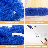 Lomida Microfiber Duster Kit Telescoping Pole 30-81 in Cobweb Ceiling Fan view 3
