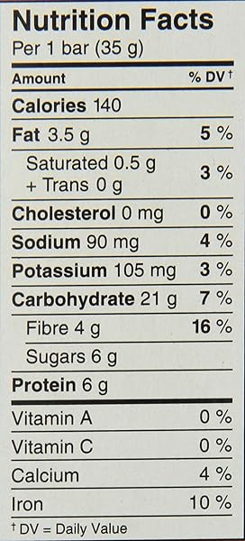 KASHI, CHEWY GRANOLA, DARK MOCHA ALMOND SNACK BARS, 175G/6.17OZ., 5CT, {IMPORTED FROM CANADA}