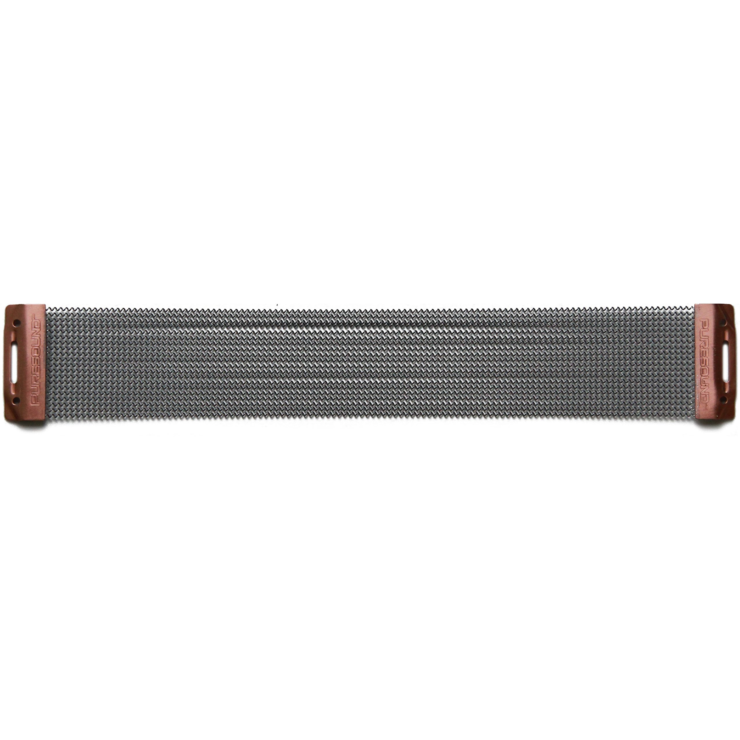 PureSound Custom Pro Steel Snare Wire - Snare Drum Wires - Drum Wire - Speed Release Straps, 20 Strands, 14 Inch