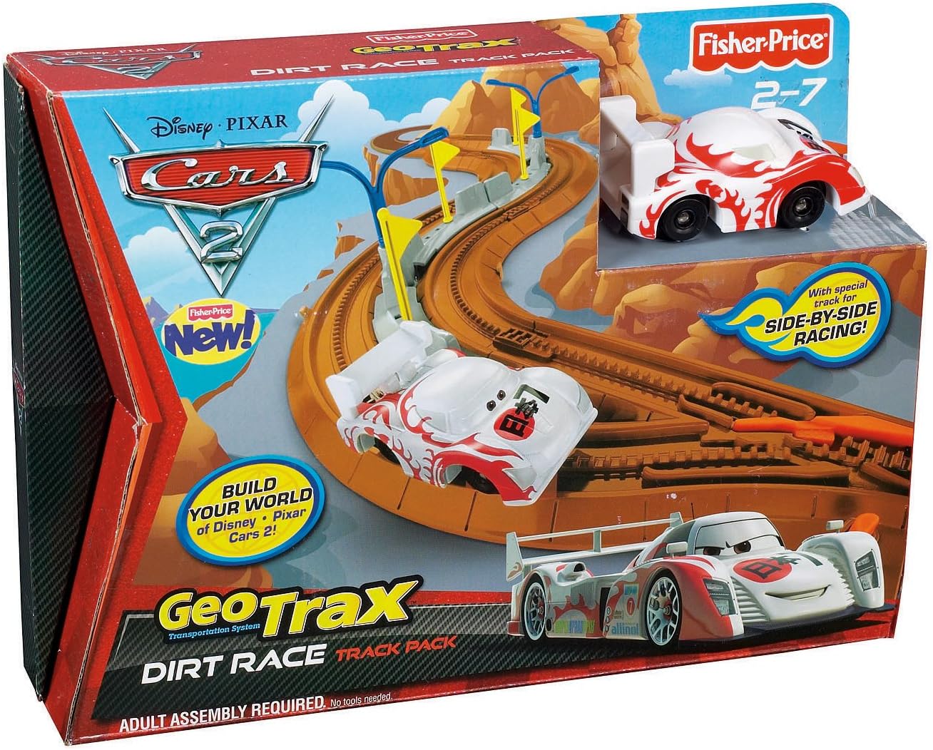 cars 2 race track set