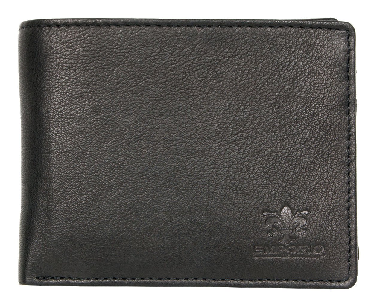 Black soft genuine leather wallet Emporio Luigi Benetton