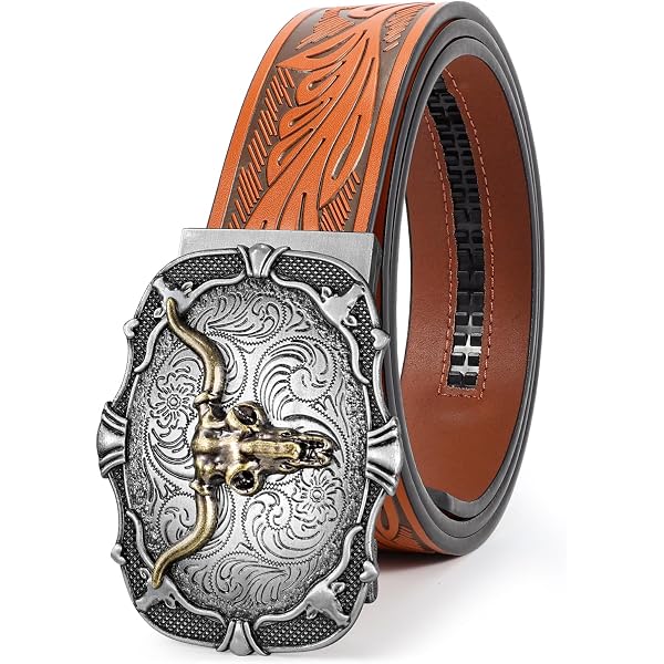 Amazon.com: Men's Western Belt, Cinto Vaquero Laser, Cinto Charro