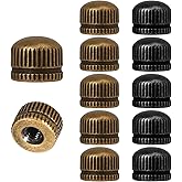 Skrfren Screw Caps for Light Fixtures, 8 Pack M4 Lamp Shade Nut Replacement Parts Replacement Lamp Shape Nuts Ceiling Light Screw Cap Cover for Outdoor Lights, Pendant, Wall Sconce, Chandelier