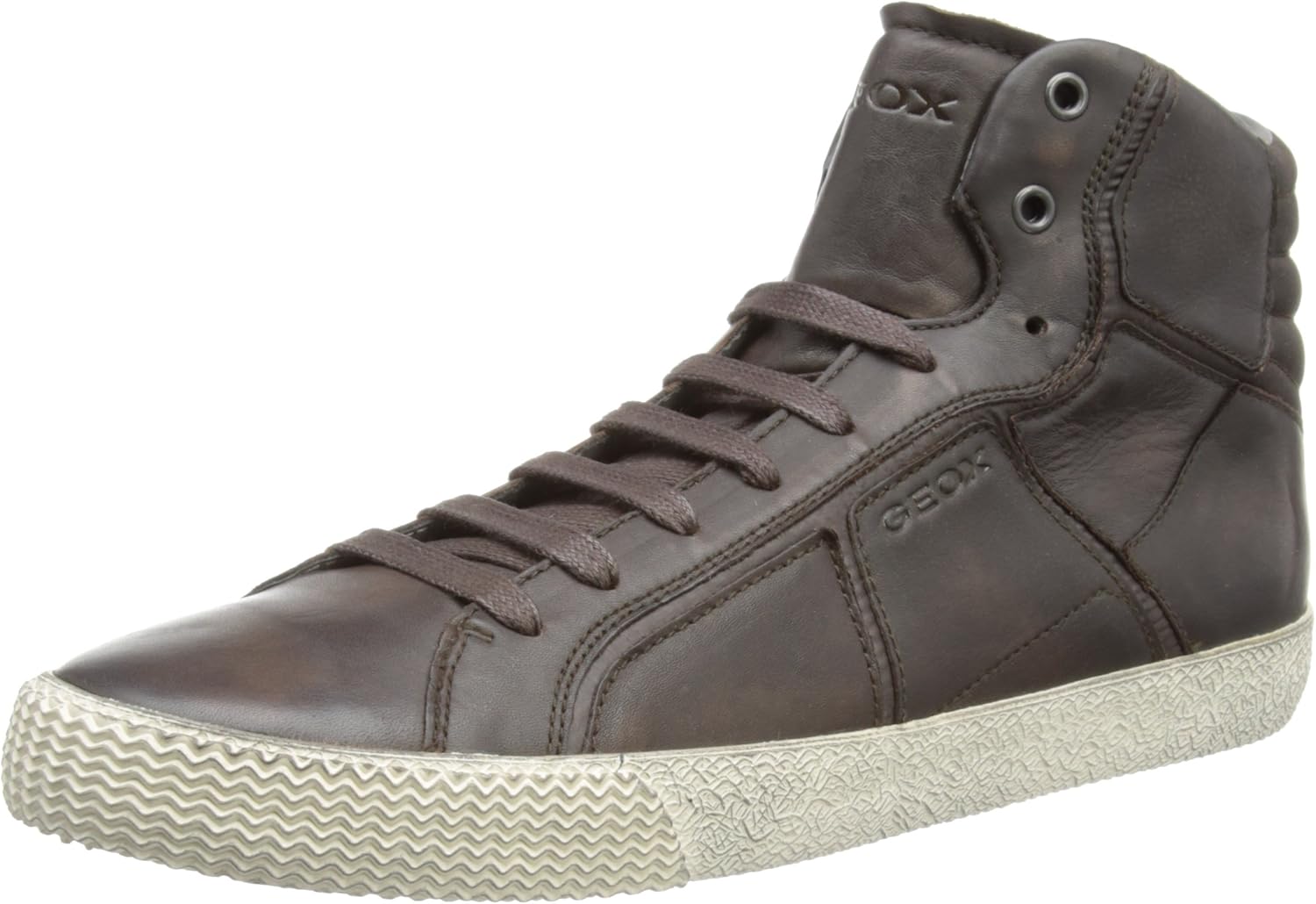 mens smart high top trainers