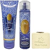 Bath & Body Works Limited Edition Princess Collection Cinderella Body Cream and Fragrance Mist Duo Set with a Creamy Rose Bar Soap - Full Size
