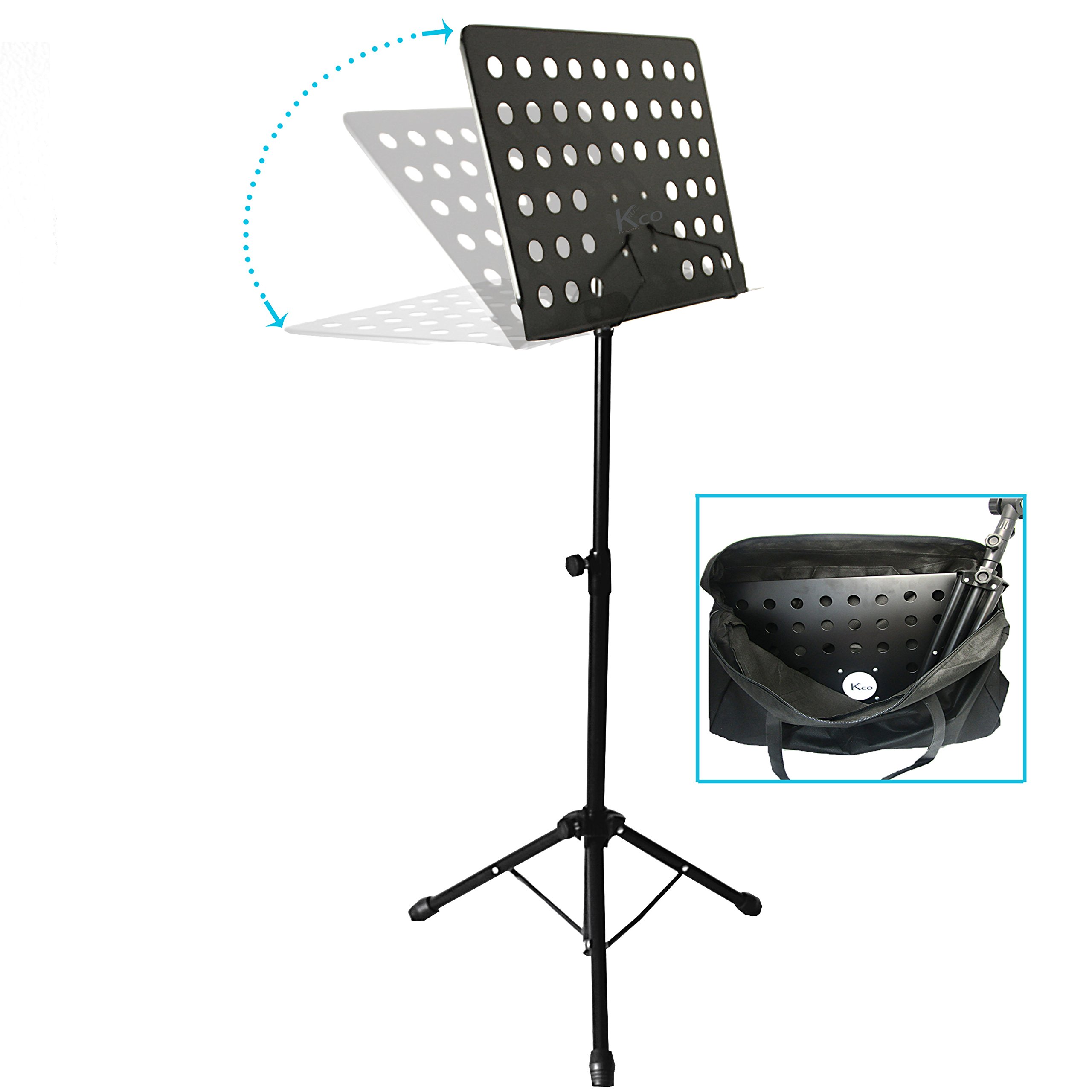 Kruzco Portable Music Stand For Sheet Holder Black on Galleon Philippines