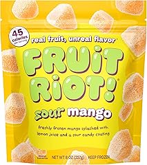 Fruit Riot Sour Candy Mango, Made with Real Fruit, 8oz, Gluten-Free