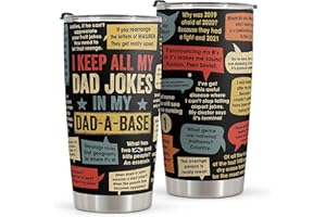 Macorner Gift For Dad - Stainless Steel Tumbler 20oz - Dad Joke Birthday Gift for Dad Men Gift - Fathers Day Gift From Daughter Son Wife - Funny Christmas Gift For Men Dad Stepdad Bonus Dad Uncle