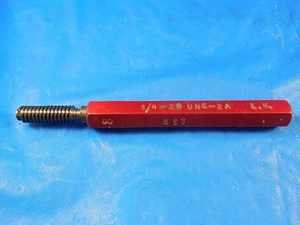 1 4 Unc 2a Left Hand Set Thread Plug Gage 25 Go Only P D 2164 L H Tool Amazon Com Industrial Scientific