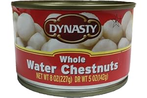Dynasty Kosher Canned Water Chestnuts 8oz per Can (Whole, 2 Can)