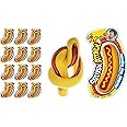JA-RU Squish Attack Stretchy Hot Dog Supreme (12 Hotdog Toys) Sensory Squishy Toys for Kids & Adults. Stress Relief Fidget Squeeze Toy. Classroom Gift Food Party Favors. 5564-12p