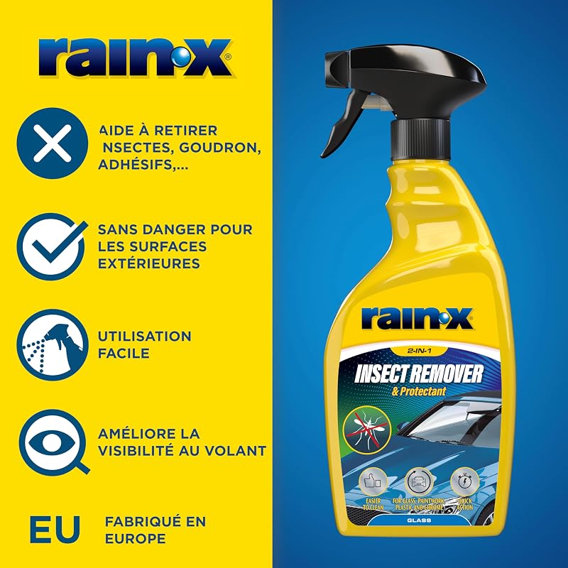 Anti-Insectes & Nettoyant Fientes d'Oiseaux pour Voiture - 500 ml