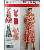 Amazon.com: Simplicity 8231 Women's Summer Dress Sewing Pattern, 4 Styles,  Sizes 14-22 : Arts, Crafts & Sewing