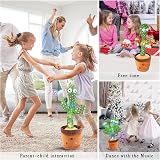 ARIEL-GXR Dancing Cactus Plush Toy Singing Talking Interactive Safe USB Charging view 7
