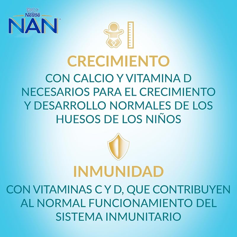 Nestlé NAN OPTIPRO 1 Leite infantil, leite artificial desde o primeiro dia, Leite em pó, biberão de 800g