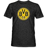 Borussia Dortmund Badge Vintage Premium Triblend T-Shirt