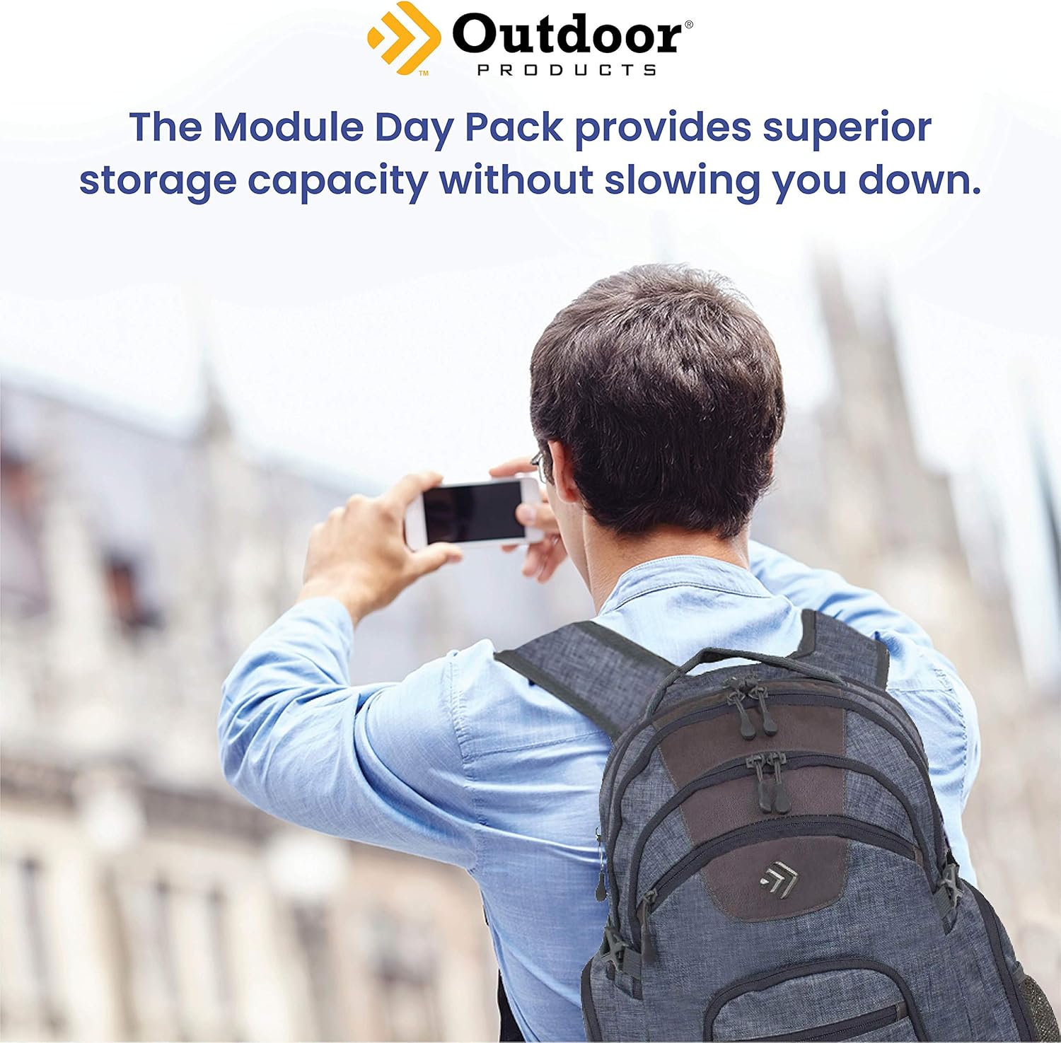 Outdoor Products Module Day Pack, Heathered Print: Sports & Outdoors