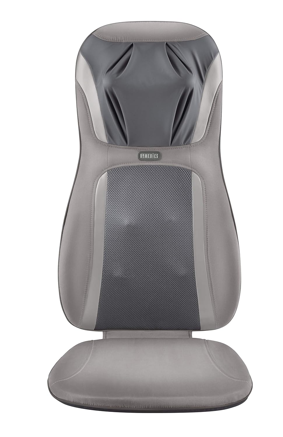 HoMedics, Shiatsu Elite Pro Massage Cushion With Heat | Full Back Kneading Shiatsu or Rolling Massage | Optional Heat & Height Adjustment | Programmed Controller & Integrated Strapping System