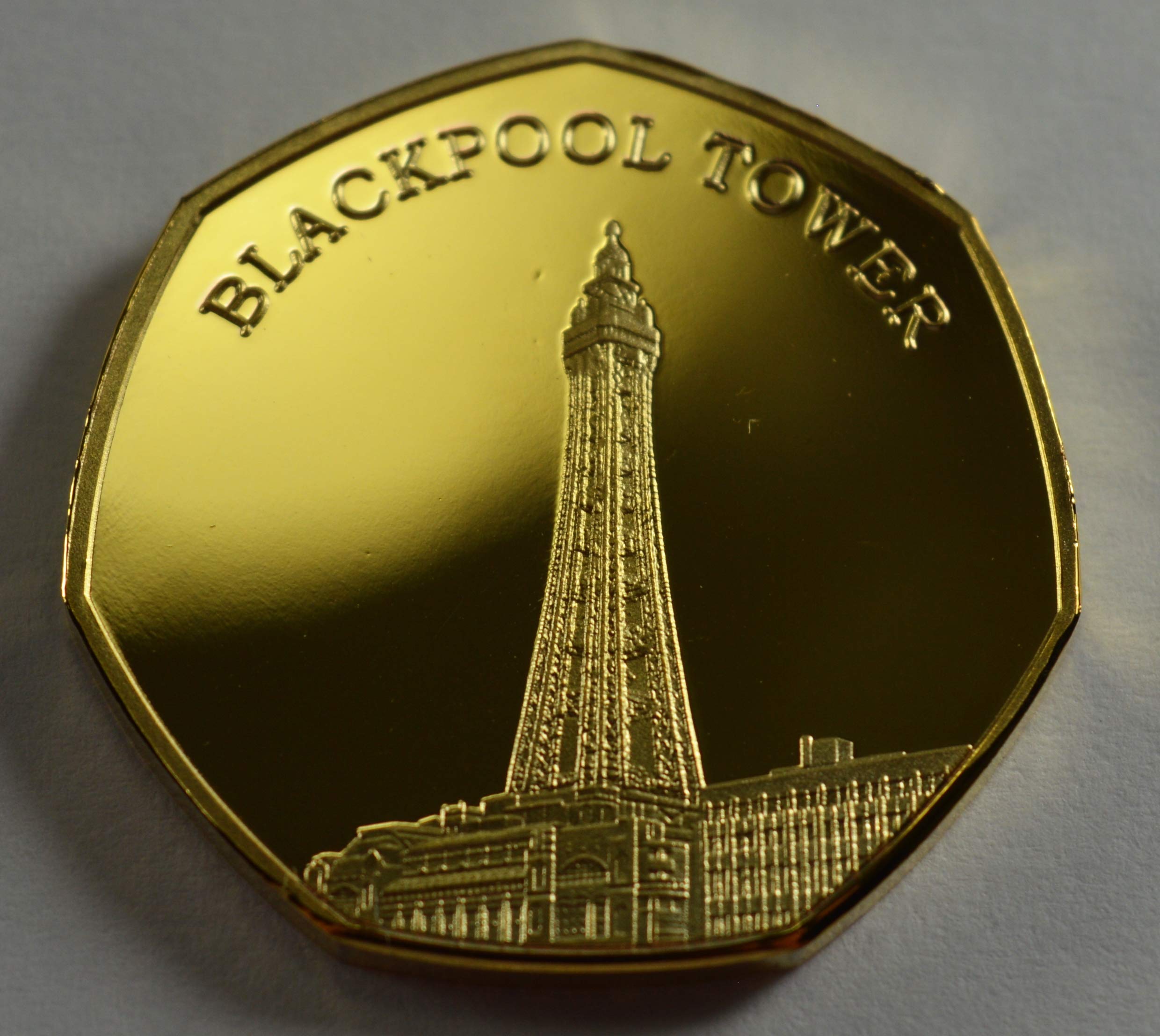 The Commemorative Coin Company BLACKPOOL TOWER 24ct Gold Commemorative Albums/Collectors. British Seaside