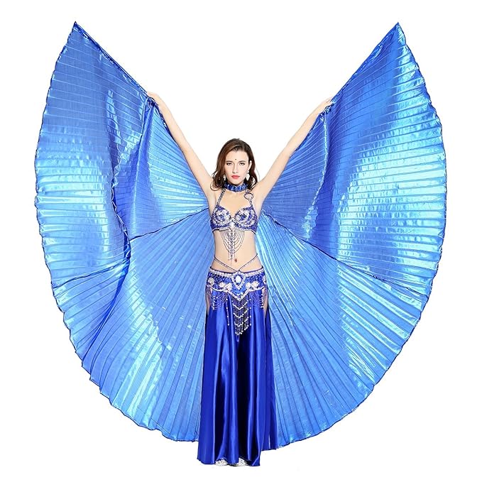 Dance Fairy Bauchtänzerin Isis Flügel Halloween spaß Darstellende Künste,Einschließlich Stöcke/Ruten