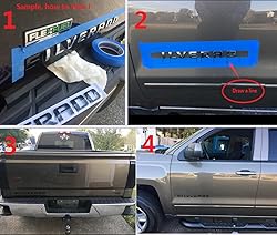 Yoaoo 2Pack OEM Black Lt Letter Nameplate Emblems