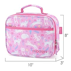 mibasies Kids Lunch Bag for Girls Toddler Insulated