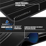 TITANWOLF Extra Large 1200x600mm Gaming Mouse Pad Black view 4