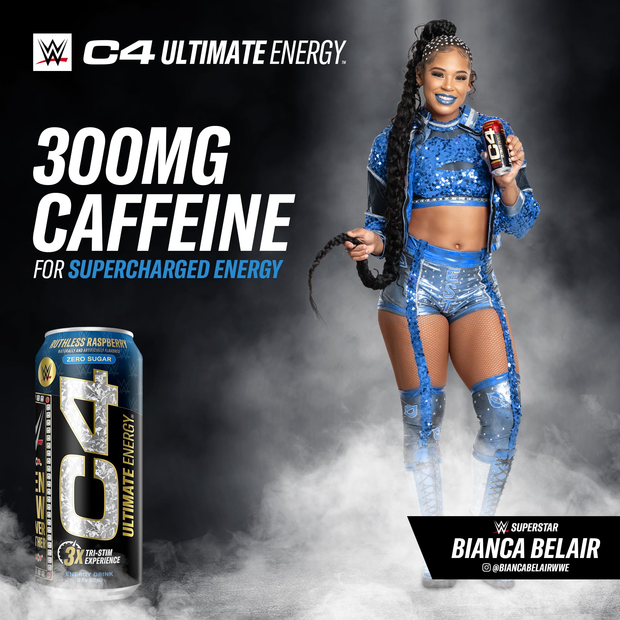 Mua C4 Ultimate x WWE | Pre Workout Sugar Free Energy Drink | Tri-Stim ...