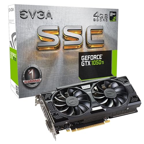 EVGA GeForce GTX 1050 Ti SSC Gaming ACX 4GB GDDR5, DX12 OSD